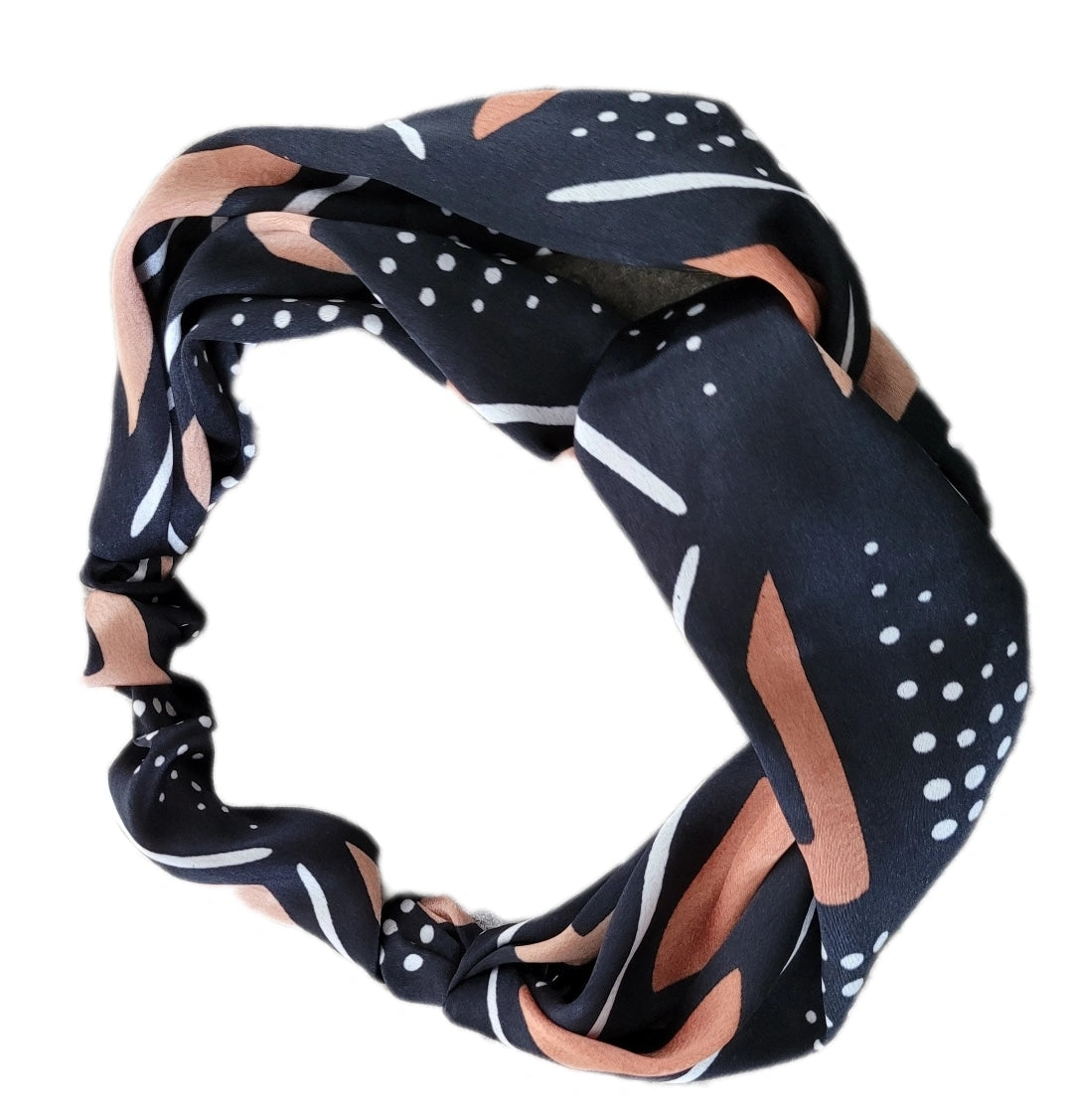 Silk Satin Turban Headband