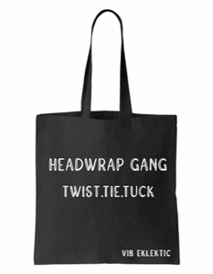 HEADWRAP GANG - CANVAS TOTE