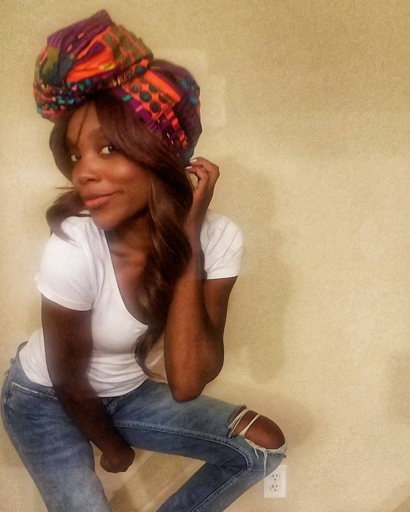 KENTE STARBURST - HEADWRAP