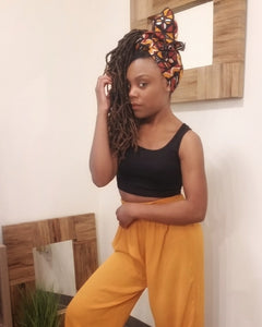 ORANGE BOGOLAN  - HEADWRAP