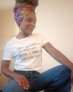 Load image into Gallery viewer, SHEA BUTTER &amp; HEADWRAPS - TEE
