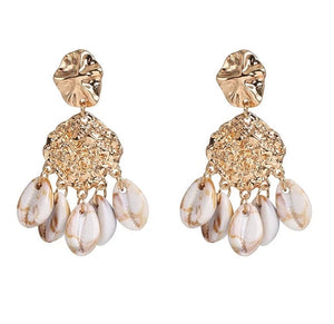 GOLDEN COWRIE - EARRINGS